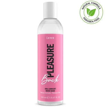Lubrificante Anale Naturale Lovee Back Pleasure - A base d'acqua, senza parabeni